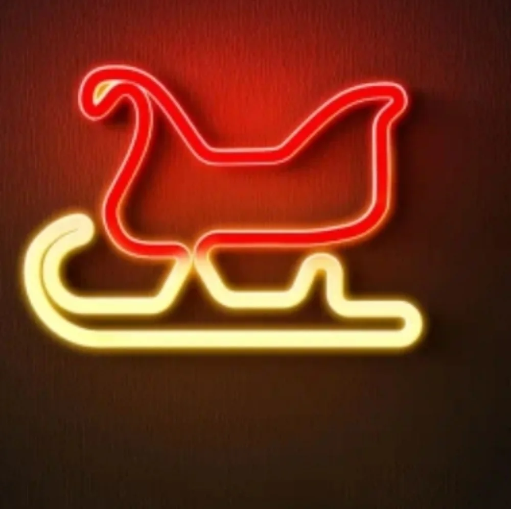 Neon Sled Sign